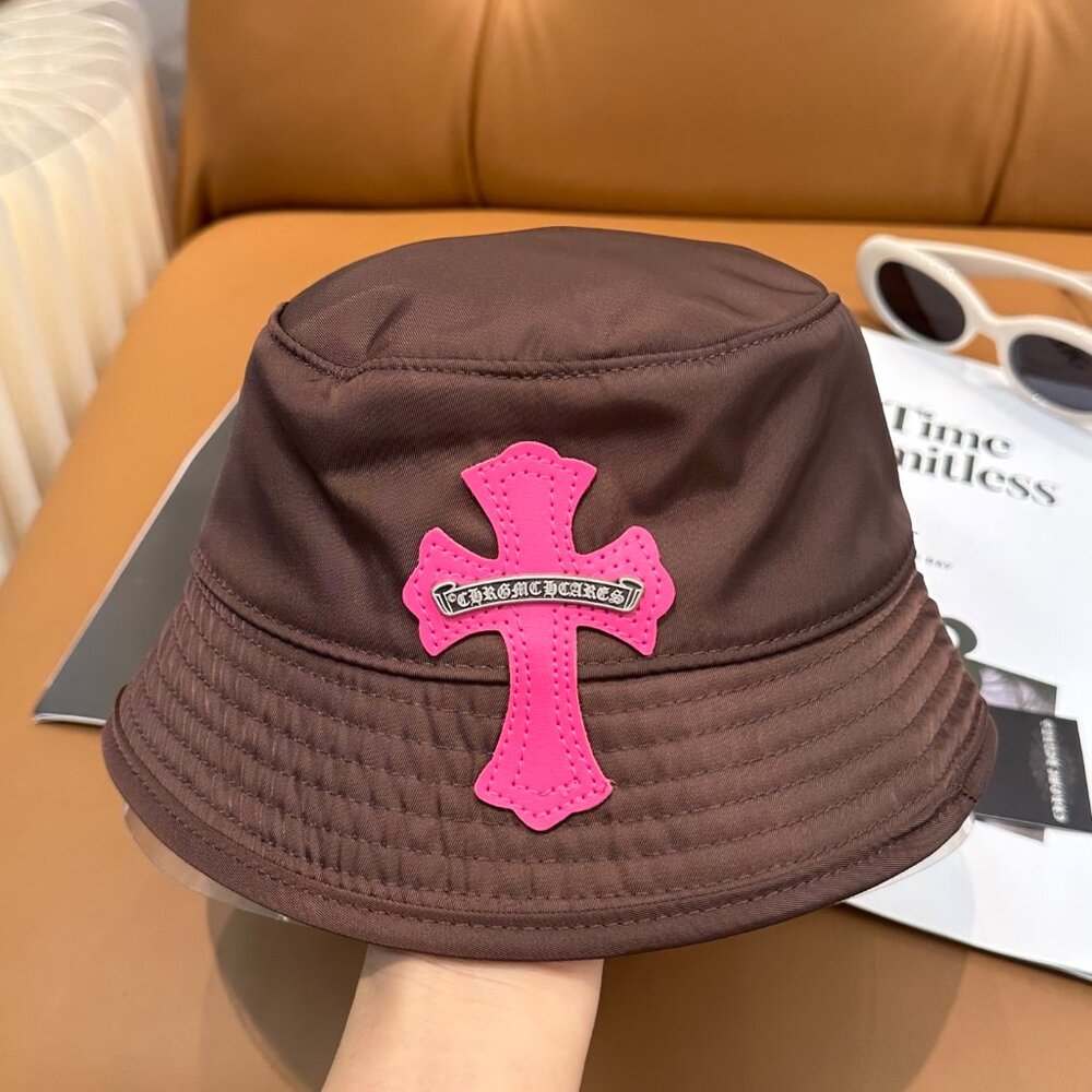 Chrome Hearts patchwork cross bucket hat - image 6